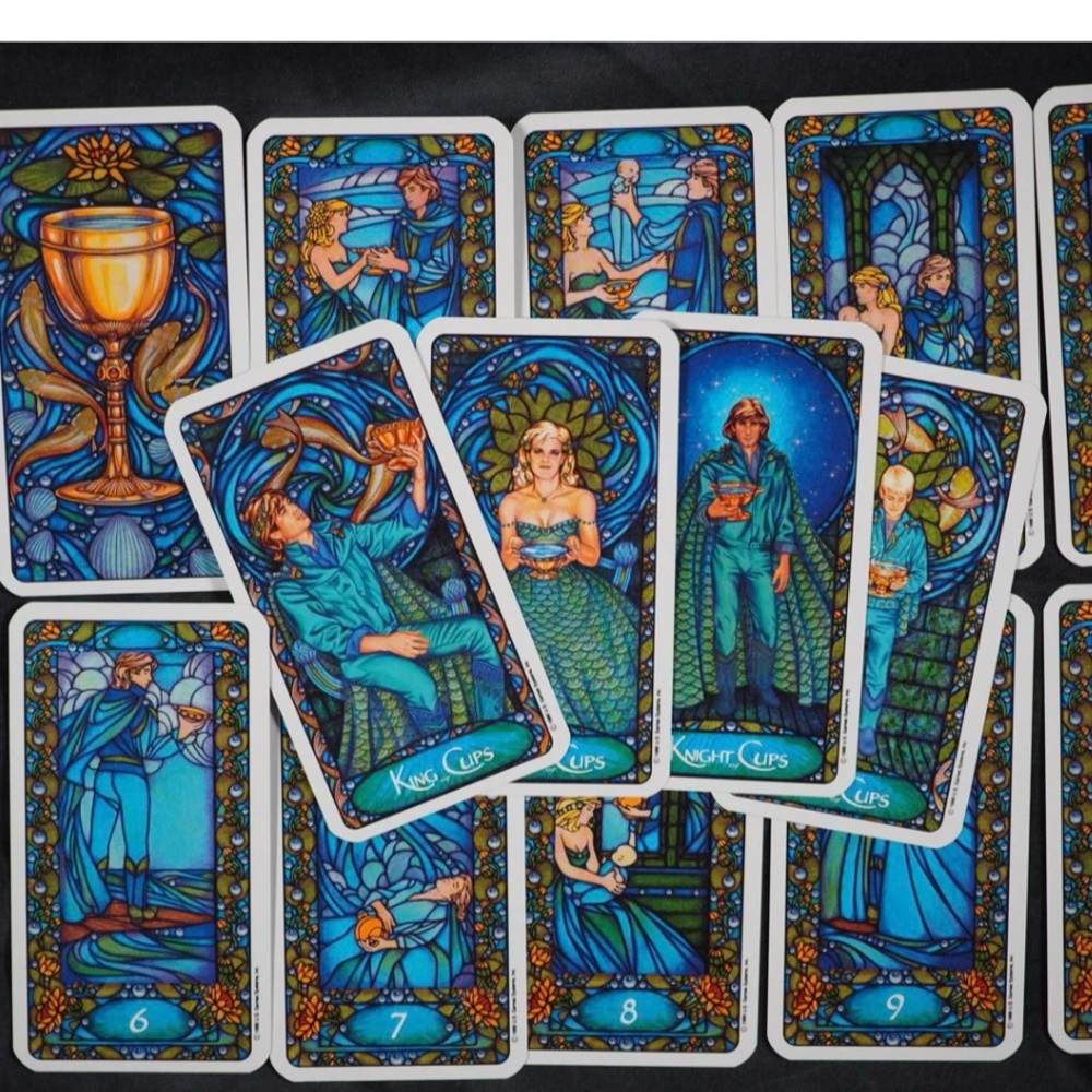 Out of Print Art Nouveau Tarot Deck by Matt Meyers rare, collectible - Picture 6 of 6